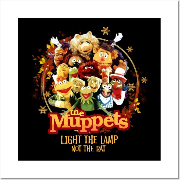 Muppets Christmas Carol - Light The Lamp Wall Art by OnimakoArt